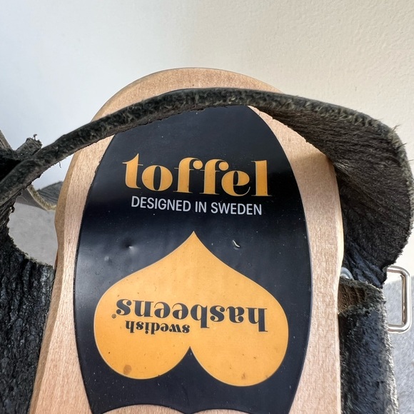 Swedish Hasbeens Toffel sandal clogs size 40 - Picture 6 of 6